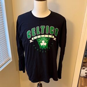 Boston Celtics Black Long Sleeve Shirt